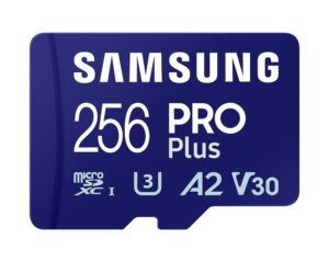 Memory cards Samsung  microSD Card Pro Plus 256 GB, MicroSDXC, Flash memory class 10