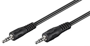 Kabelis Goobay  AUX audio connector cable 50449 3.5 mm male (3-pin, stereo), 3.5 mm male (3-pin, stereo) 