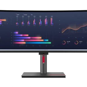 Monitoriai Lenovo  ThinkVision P49w-30 49 ", IPS, 5120 x 1440, 32:9, 4 ms, 350 cd/m², Black,  1x Thunderbolt 4 Out, 1x Thunderbolt 4 In, 4x USB 3.2 Gen 1, 1x USB-C 3.2 Gen 1, 1x USB-B 3.2 Gen 1, 60 Hz, HDMI ports quantity 2 