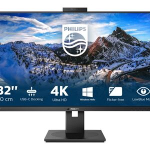 Monitor Philips  Monitor 	329P1H 31.5 ", IPS, 4K UHD, 3840 x 2160, 16:9, 4 ms, 350 cd/m², Black, 60 Hz, HDMI ports quantity 2 