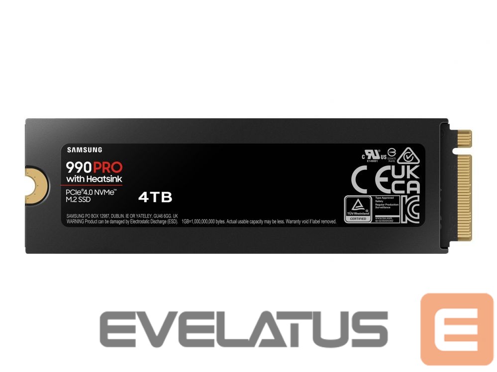 Kõvaketas SSD Samsung 990 PRO with Heatsink NVMe SSD 4TB