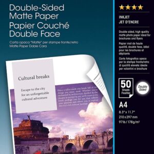 Biuro įrankiai EPSON  Double Sided Matte Paper - A4 - 50 Sheets A4