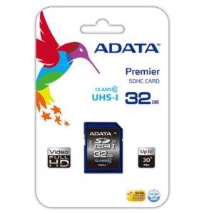 Memory cards ADATA  Premier 32 GB SDHC Flash memory class 10 No