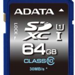 Atminties kortelės ADATA  Premier 64 GB SDHC Flash memory class 10 No