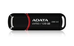 Zibatmiņa ADATA  UV150 128 GB USB 3.0 Black 