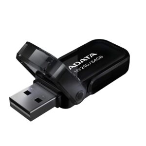 Flash drive ADATA  DashDrive UV240 64 GB USB 2.0 Black 