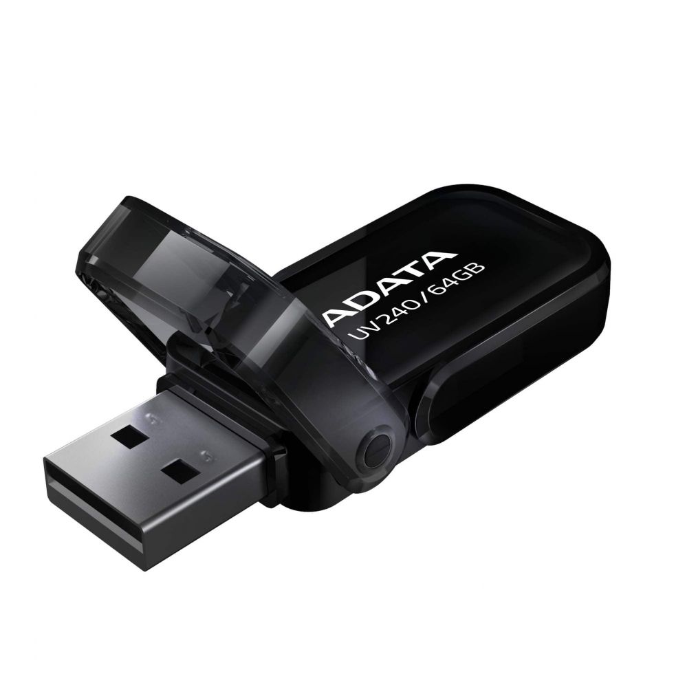 Flash drive ADATA DashDrive UV240 64 GB USB 2.0 Black