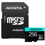Memory cards ADATA  Premier Pro UHS-I U3 256 GB micro SDXC Flash memory class 10 with Adapter 