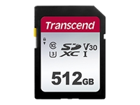 Memory cards Transcend  512GB UHS-I U3 Class 10 V30 SD card 