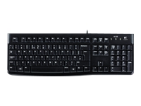 Datora tastatūra Logitech  LOGI K120 Corded Keyboard OEM US Black