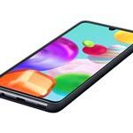 Back panel cover Samsung  Galaxy A41 Silicone Cover case Black