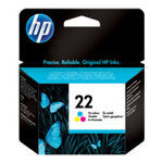 Printer accessories HP  HP 22 original ink cartridge tri-colour standard capacity 5ml 165 pages 1-pack 