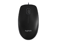 Computer mouse Logitech  LOGI B100 optical Mouse Black USB OEM 