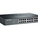 Nevadāms centrmezgls TP-Link  TP-LINK 24port Gigab. ECO-Switch 19in 