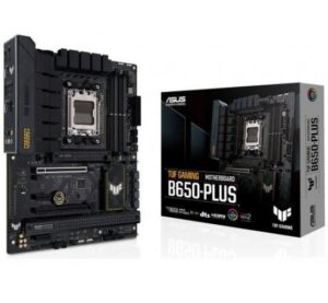 AMD protsessori emaplaat Asus  Mainboard||AMD B650|SAM5|MicroATX|Memory DDR5|Memory slots 4|1xPCI-Express 4.0 1x|2xPCI-Express 4.0 16x|2xM.2|1xHDMI|1xDisplayPort|4xUSB 2.0|3xUSB 3.2|1xUSB-C|1xRJ45|5xAudio port|TUFGAMINGB650M-PLUS 