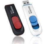 Zibatmiņa ADATA  MEMORY DRIVE FLASH USB2 16GB/BLACK/RED AC008-16G-RKD A-DATA 