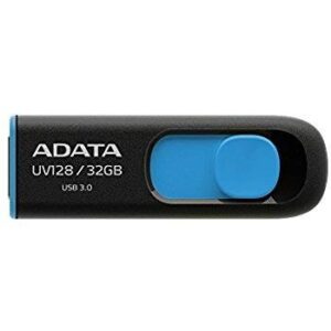 Zibatmiņa ADATA  MEMORY DRIVE FLASH USB3.1 32GB/BLUE AUV128-32G-RBE 