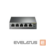 Võrgulülitid TP-Link  Switch||Desktop/pedestal|5x10Base-T / 100Base-TX / 1000Base-T|PoE ports 4|TL-SG1005P 