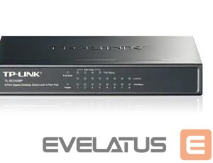 Võrgulülitid TP-Link  NET SWITCH 8PORT 10/100/1000M/POE TL-SG1008P 