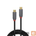 Cable LINDY  CABLE USB3.2 C-C 1M/ANTHRA 36901 