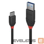 Cable LINDY  CABLE USB3.2 A-C 1M/BLACK 36916 