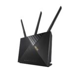 Rūteris Asus  Wireless Router||Wireless Router|1800 Mbps|Wi-Fi 5|Wi-Fi 6|1 WAN|4x10/100/1000M|Number of antennas 4|4G-AX56 