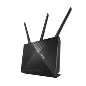 Ruuterid Asus  Wireless Router||Wireless Router|1800 Mbps|Wi-Fi 5|Wi-Fi 6|1 WAN|4x10/100/1000M|Number of antennas 4|4G-AX56 