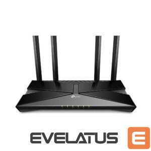 Rūteris TP-Link  Wireless Router||Wireless Router|1500 Mbps|Wi-Fi 6|IEEE 802.11a|IEEE 802.11 b/g|IEEE 802.11n|IEEE 802.11ac|IEEE 802.11ax|1 WAN|4x10/100/1000M|Number of antennas 4|ARCHERAX10 