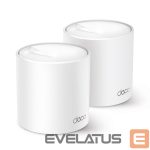 Ruuterid TP-Link  Wireless Router||Wireless Router|2-pack|2900 Mbps|Mesh|Wi-Fi 6|3x10/100/1000M|Number of antennas 2|DECOX50(2-PACK) 
