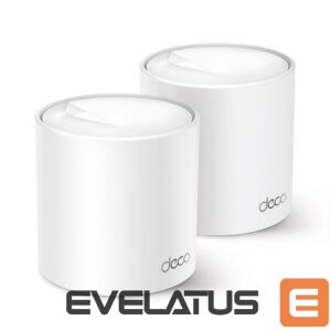 Routers TP-Link  Wireless Router||Wireless Router|2-pack|2900 Mbps|Mesh|Wi-Fi 6|3x10/100/1000M|Number of antennas 2|DECOX50(2-PACK) 