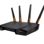 Maršrutizatoriai Asus  Wireless Router||Wireless Router|4200 Mbps|Mesh|Wi-Fi 5|Wi-Fi 6|IEEE 802.11n|USB 3.2|1 WAN|4x10/100/1000M|Number of antennas 4|TUFGAMINGAX4200 