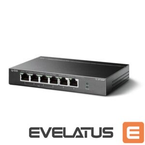 Nevadāms centrmezgls TP-Link  Switch||TL-SF1006P|Desktop/pedestal|6x10Base-T / 100Base-TX|PoE+ ports 4|TL-SF1006P 