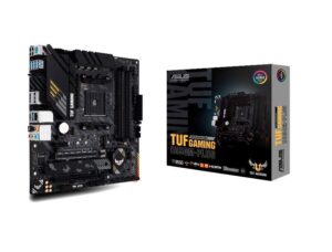AMD protsessori emaplaat Asus  Mainboard||AMD B550|SAM4|MicroATX|1xPCI-Express 3.0 1x|1xPCI-Express 3.0 16x|2xM.2|1xPCI-Express 4.0 16x|Memory DDR4|Memory slots 4|1xHDMI|1xDisplayPort|2xUSB 2.0|1xUSB type C|5xUSB 3.2|1xPS/2|1xOptical S/PDIF|1xRJ45|5xAudio port|TUFGAMINGB550M-PLUS 