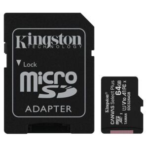 Другой аксессуар для компьютера Kingston  MEMORY MICRO SDXC 64GB UHS-I/W/ADAPTER SDCS2/64GB 