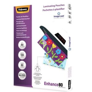 Biroja piederumi Fellowes  LAMINATOR POUCH IMAGELAST/A4 80 100PCS 5306114