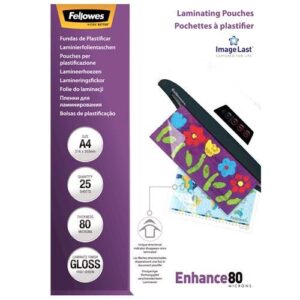 Biroja piederumi Fellowes  LAMINATOR POUCH IMAGELAST/A4 80 25PCS 5396205