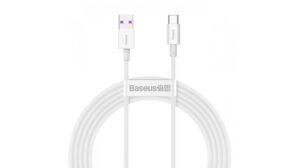 Kabelis Baseus  CABLE USB TO USB-C 1M/WHITE CATYS-02 66W 