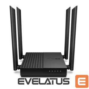 Rūteris TP-Link  Wireless Router||Wireless Router|1200 Mbps|1 WAN|4x10/100/1000M|ARCHERA64 