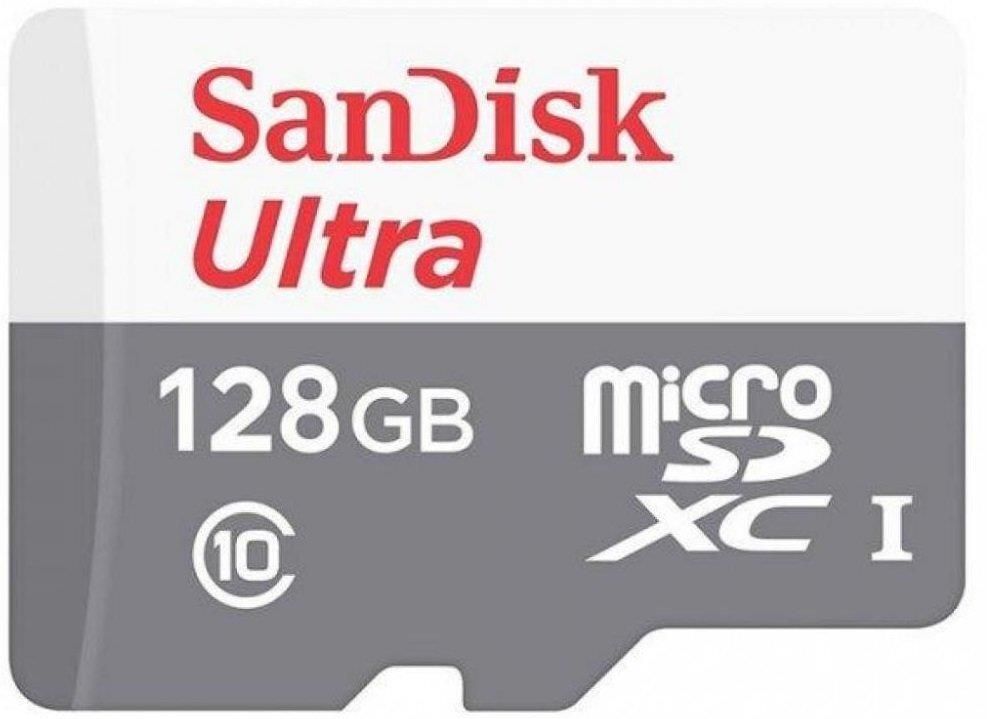 Atminties kortelės SANDISK BY WESTERN DIGITAL MEMORY MICRO SDXC 128GB UHS-I/SDSQUNR-128G-GN3MA SANDISK