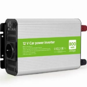 Väline aku Gembird  POWER INVERTER CAR 12V 800W/EG-PWC800-01 