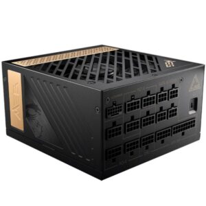 Power Supply MSI  Power Supply||1300 Watts|Efficiency 80 PLUS PLATINIUM|PFC Active|MEGAI1300PPCIE5 