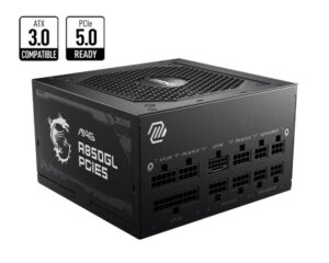 Toiteplokk MSI  Power Supply||850 Watts|Efficiency 80 PLUS GOLD|PFC Active|MAGA850GLPCIE5 