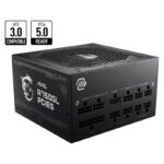 Barošanas bloks MSI  Power Supply||750 Watts|Efficiency 80 PLUS GOLD|PFC Active|MAGA750GLPCIE5 