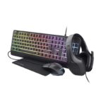Arvuti klaviatuur Trust  KEYBOARD +MOUSE GXT792 QUADROX/4-IN-1 BUNDLE ENG 25155 