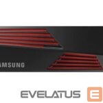 Cietais disks SSD Samsung  SSD||990 PRO with Heatsink|4TB|M.2|PCIe Gen4|NVMe|TLC|Write speed 6900 MBytes/sec|Read speed 7450 MBytes/sec|2.3mm|TBW 1200 TB|MTBF 1500000 hours|MZ-V9P4T0GW 