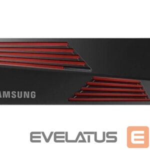 Cietais disks SSD Samsung  SSD||990 PRO with Heatsink|4TB|M.2|PCIe Gen4|NVMe|TLC|Write speed 6900 MBytes/sec|Read speed 7450 MBytes/sec|2.3mm|TBW 1200 TB|MTBF 1500000 hours|MZ-V9P4T0GW 