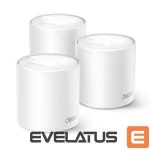 Rūteris TP-Link  Wireless Router||Wireless Router|1500 Mbps|Mesh|Wi-Fi 6|1x10/100/1000M|1x2.5GbE|DHCP|DECOX10(3-PACK) 