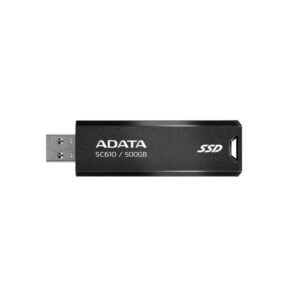 Hard drive SSD ADATA  External SSD||SC610|500GB|USB 3.2|Write speed 500 MBytes/sec|Read speed 550 MBytes/sec|SC610-500G-CBK/RD 