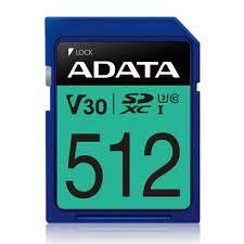 Other Computer Accessory ADATA  MEMORY SDXC 512GB V30/ASDX512GUI3V30S-R 