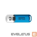 Zibatmiņa ADATA  MEMORY DRIVE FLASH USB2 64GB/BLUE AC906-64G-RWB A-DATA 